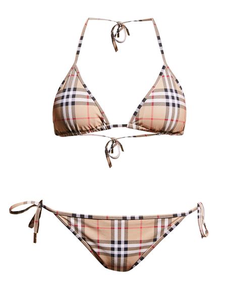 burberry cobb triangle bikini.